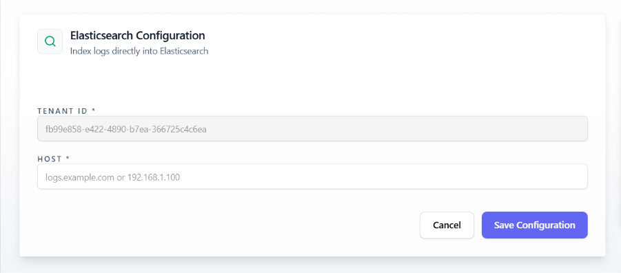Elasticsearch Configuration