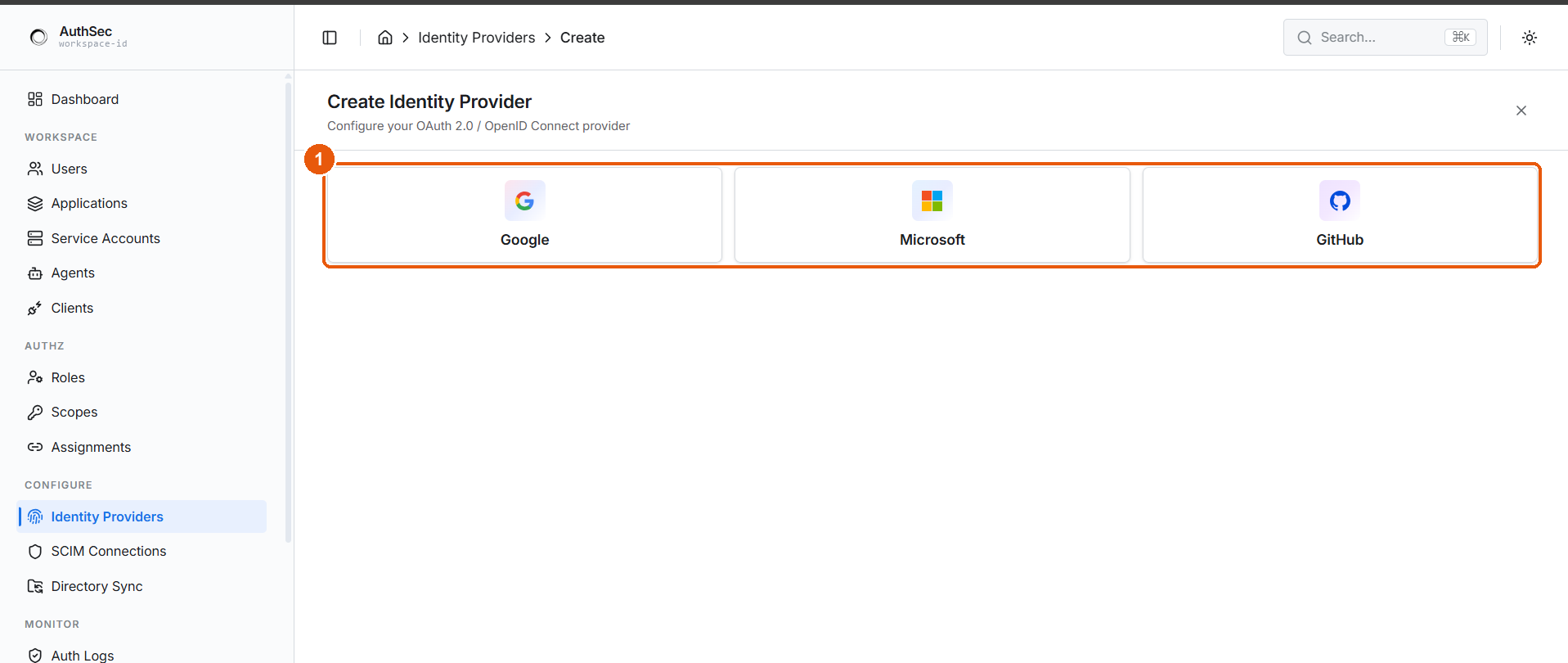 Provider templates